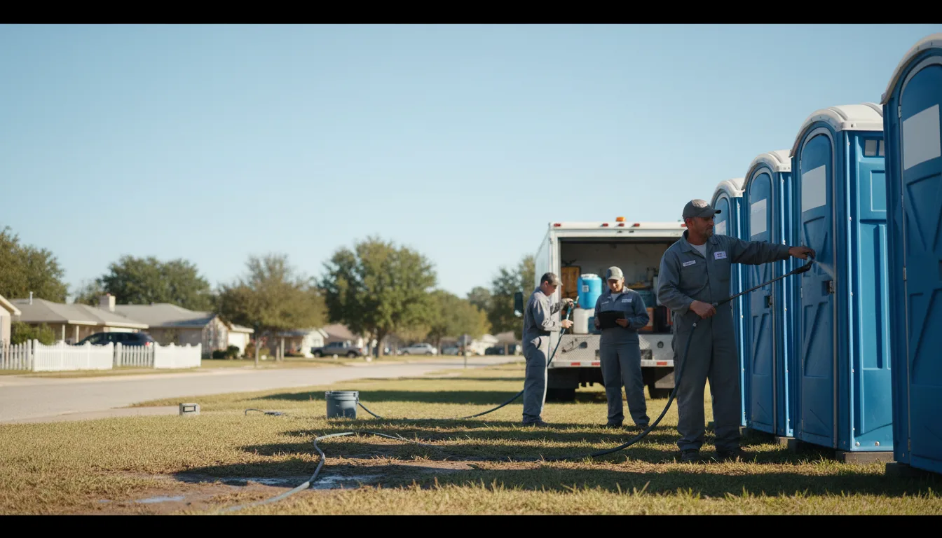Long-Term Portable Toilet Rental in Daisetta, TX near me